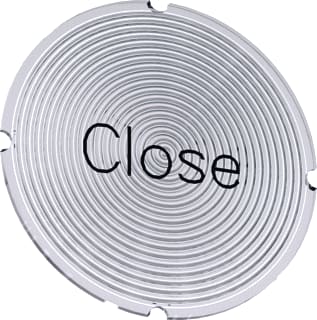 Siemens - Tekstschild vr drukknop/signaallamp lab 3su1900-0ab71-0dx0