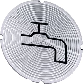 Siemens - Tekstschild vr drukknop/signaallamp lab 3su1900-0ab71-0rc0