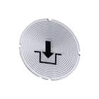 Siemens - Tekstschild vr drukknop/signaallamp lab 3su1900-0ab71-0rk0