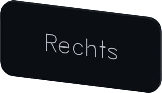 Siemens - Tekstschild vr drukknop/signaallamp lab 3su1900-0ab71-0ae0