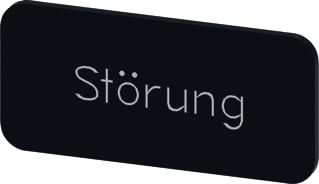Siemens - Tekstschild vr drukknop/signaallamp lab plate self-adhesive