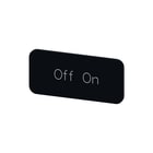 Siemens - Tekstschild vr drukknop/signaallamp lab plate self-adhesive