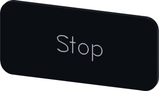 Siemens - Tekstschild vr drukknop/signaallamp lab plate self-adhesive