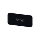 Siemens - Tekstschild vr drukknop/signaallamp lab plate self-adhesive