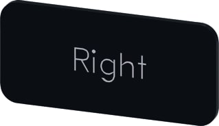 Siemens - Tekstschild vr drukknop/signaallamp lab plate self-adhesive