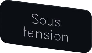 Siemens - Tekstschild vr drukknop/signaallamp lab plate self-adhesive