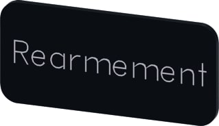 Siemens - Tekstschild vr drukknop/signaallamp lab plate self-adhesive