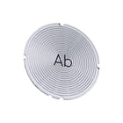 Siemens - Tekstschild vr drukknop/signaallamp lab 3su1900-0ab71-0ae0