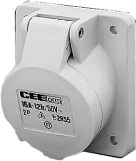 Mennekes - CEE-contactdoos, aanbouw Cee Abcntds 3P 16A 42V Xd