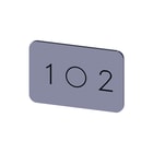 Siemens - Tekstschild vr drukknop/signaallamp labeling plate snap-on