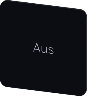 Siemens - Tekstschild vr drukknop/signaallamp lab plate self-adhesive