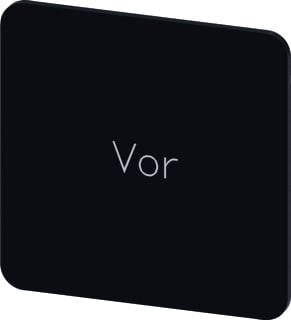 Siemens - Tekstschild vr drukknop/signaallamp lab plate self-adhesive