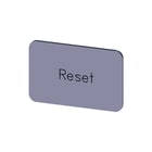 Siemens - Tekstschild vr drukknop/signaallamp Labeling Plate Snap-On