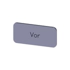 Siemens - Tekstschild vr drukknop/signaallamp lab plate self-adhesive