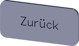 Siemens - Tekstschild vr drukknop/signaallamp lab plate self-adhesive