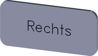 Siemens - Tekstschild vr drukknop/signaallamp lab plate self-adhesive
