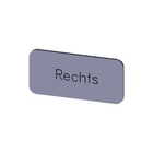 Siemens - Tekstschild vr drukknop/signaallamp lab plate self-adhesive