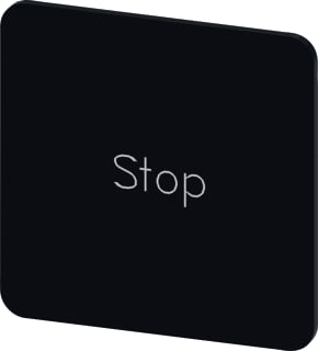 Siemens - Tekstschild vr drukknop/signaallamp lab plate self-adhesive