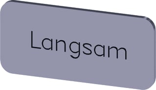 Siemens - Tekstschild vr drukknop/signaallamp lab plate self-adhesive