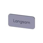 Siemens - Tekstschild vr drukknop/signaallamp lab plate self-adhesive