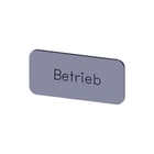 Siemens - Tekstschild vr drukknop/signaallamp lab plate self-adhesive