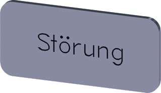 Siemens - Tekstschild vr drukknop/signaallamp lab plate self-adhesive