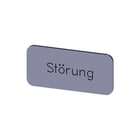 Siemens - Tekstschild vr drukknop/signaallamp lab plate self-adhesive