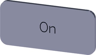Siemens - Tekstschild vr drukknop/signaallamp lab plate self-adhesive