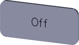 Siemens - Tekstschild vr drukknop/signaallamp Lab Plate Self-Adhesive