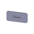 Siemens - Tekstschild vr drukknop/signaallamp lab plate self-adhesive