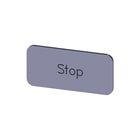 Siemens - Tekstschild vr drukknop/signaallamp Lab Plate Self-Adhesive
