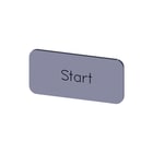 Siemens - Tekstschild vr drukknop/signaallamp Lab Plate Self-Adhesive