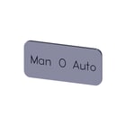 Siemens - Tekstschild vr drukknop/signaallamp lab plate self-adhesive