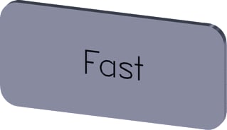 Siemens - Tekstschild vr drukknop/signaallamp lab plate self-adhesive