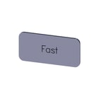 Siemens - Tekstschild vr drukknop/signaallamp lab plate self-adhesive