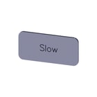 Siemens - Tekstschild vr drukknop/signaallamp lab plate self-adhesive