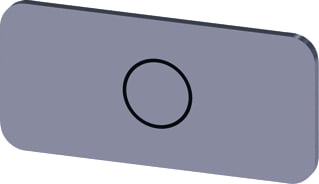 Siemens - Tekstschild vr drukknop/signaallamp lab plate self-adhesive