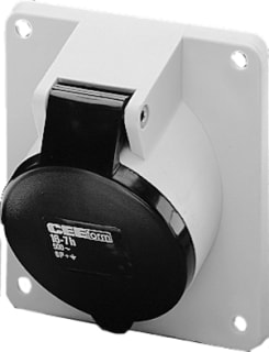 Mennekes - CEE-contactdoos, aanbouw Cee Abcntds 7P 16A 400 Xd