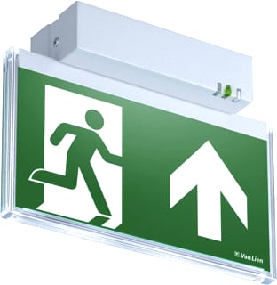 Van Lien - Evago Noodverlichtingsarmatuur Eva-Dop-22/Wit