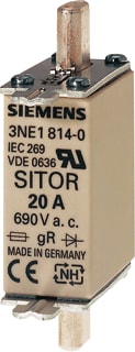 Siemens - 3NE1 NH000 Smeltpatroon (mes) Sitor-Unv 3Ne18200