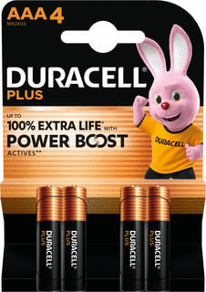 Duracell - Plus Batterij, niet oplaadbaar Alkaline Mainl Bstaaa Br4