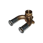 Henco - 3P-VK Muurplaat Doorst.Muurpl Bi20X1/2X20