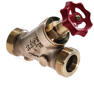 Raminex - S.270 Klepafsluiter Afsluiter Brons 1 Blind