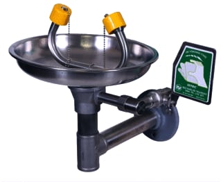 ST-Safe - Lichaamsdouche (nooddouche) Stee Oog- Gelaatdouche Wand