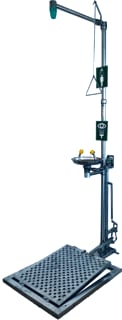 ST-Safe - Lichaamsdouche (nooddouche) Stee Combinatiedouche Platfbed