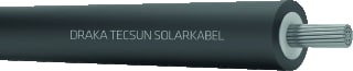 Draka - Tecsun H1Z2Z2-K Voedingskabel v/a 1 kV vaste aanleg Bk 1X6 Zw Ri100