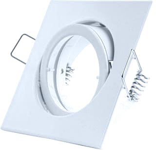 Bailey - Downlight/spot/schijnwerper spot vk gu10 alu wit adju