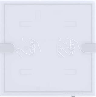 Gira - TS4 Comfort Tastsensor bussysteem One Knx Tast4 1V Wit