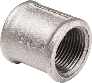 Nefit Industrial - Gegalvaniseerd 270 Fitting met 2 aansluitingen Neft Sok 4 Geg270