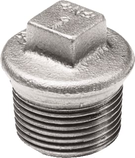Nefit Industrial - Gegalvaniseerd 290 Fitting met 1 aansluiting Neft Plug 4 +Rand Geg